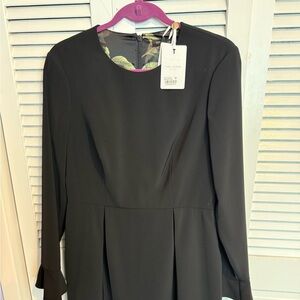 Ted Baker Classic Black Long Sleeve Dress